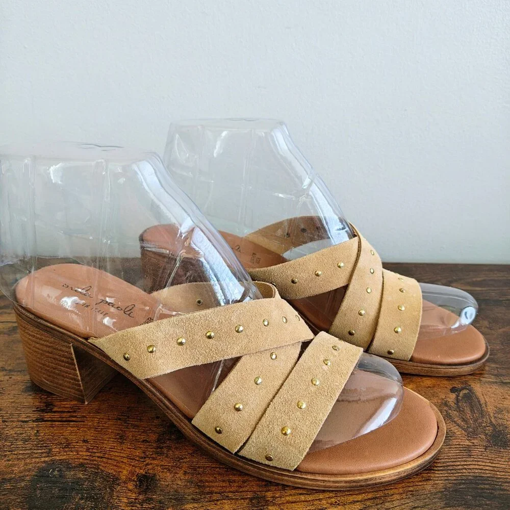 MILA PAOLI Studded Leather Sandals - Picture 7 of 10